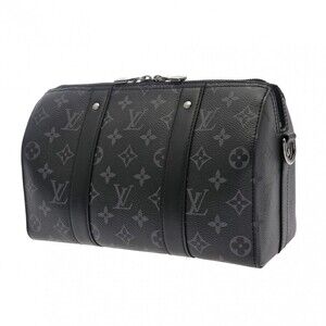 Louis Vuitton Bag City Canvas Shoulder Keepall Gray Black Monogram Eclipse